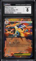  Pokemon Promo Tin Mega Charizard Y Ex #30 CGC 8 NM-MT