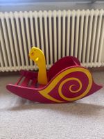 Schaukelschnecke rot-gelb Kinder Holz  (wisa gloria?)
