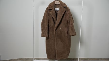 Max Mara Teddy Bear Icon Coat Mantel Grösse S braun