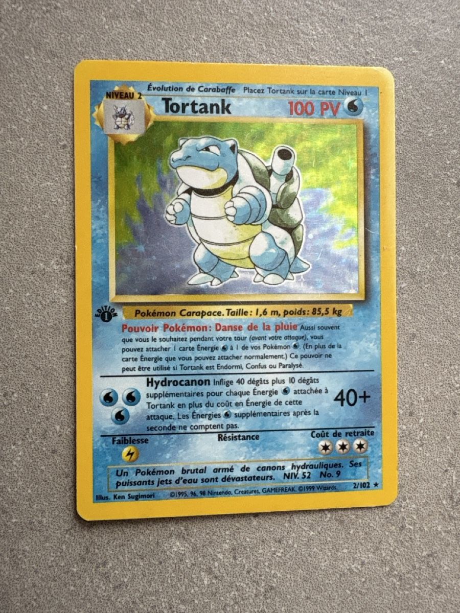 Pokémon Sammelbilder & Trading cards: Tortank Holo 2/102  – Gebraucht aus Villeneuve VD von mel_c29d