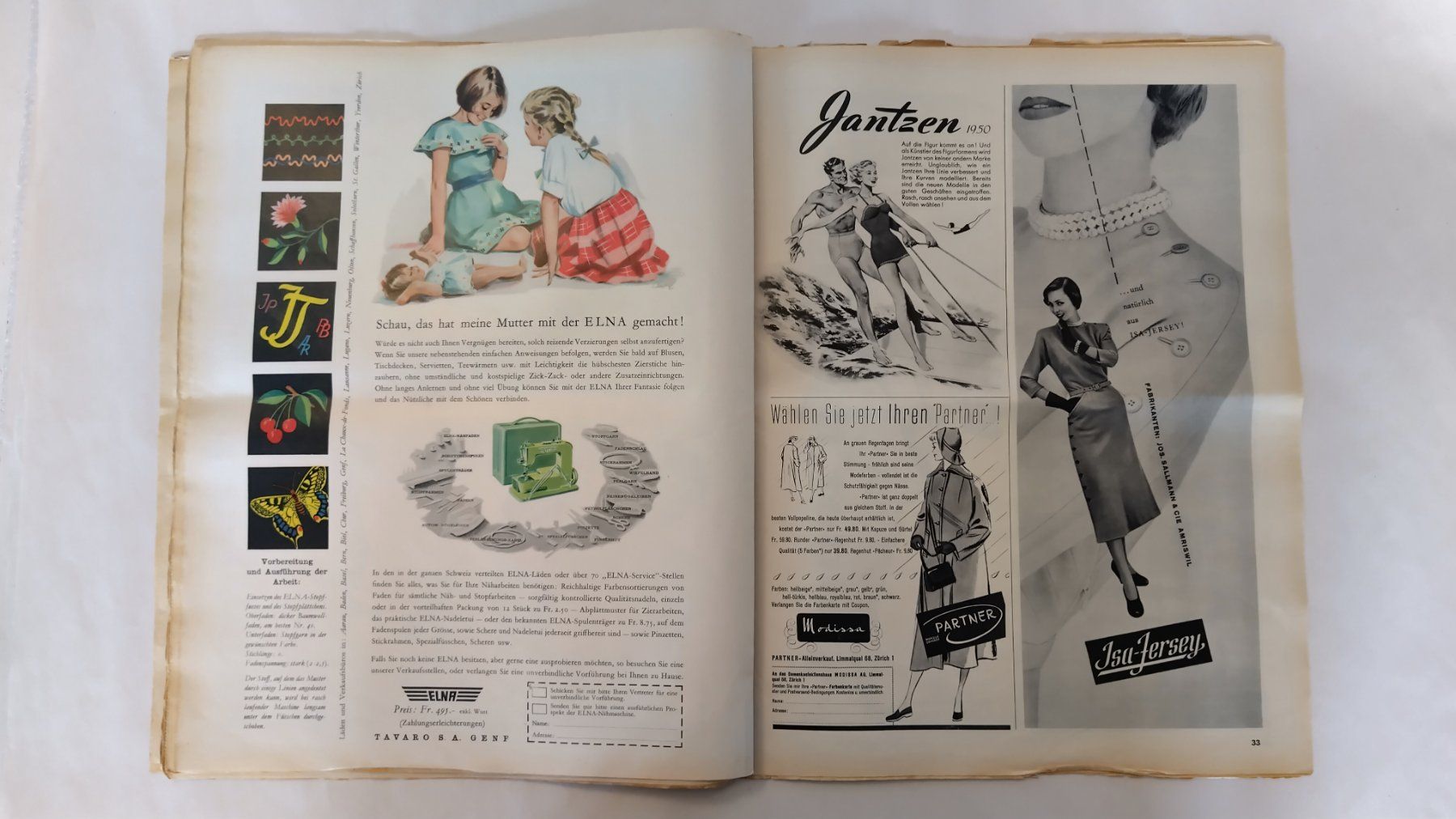 Riviste & Magazine: sie + er 1950 / Gefaltet ab Fr. 8.- / Mode Sondernummer – Usato da Bellach venduto da JingleJerry 5