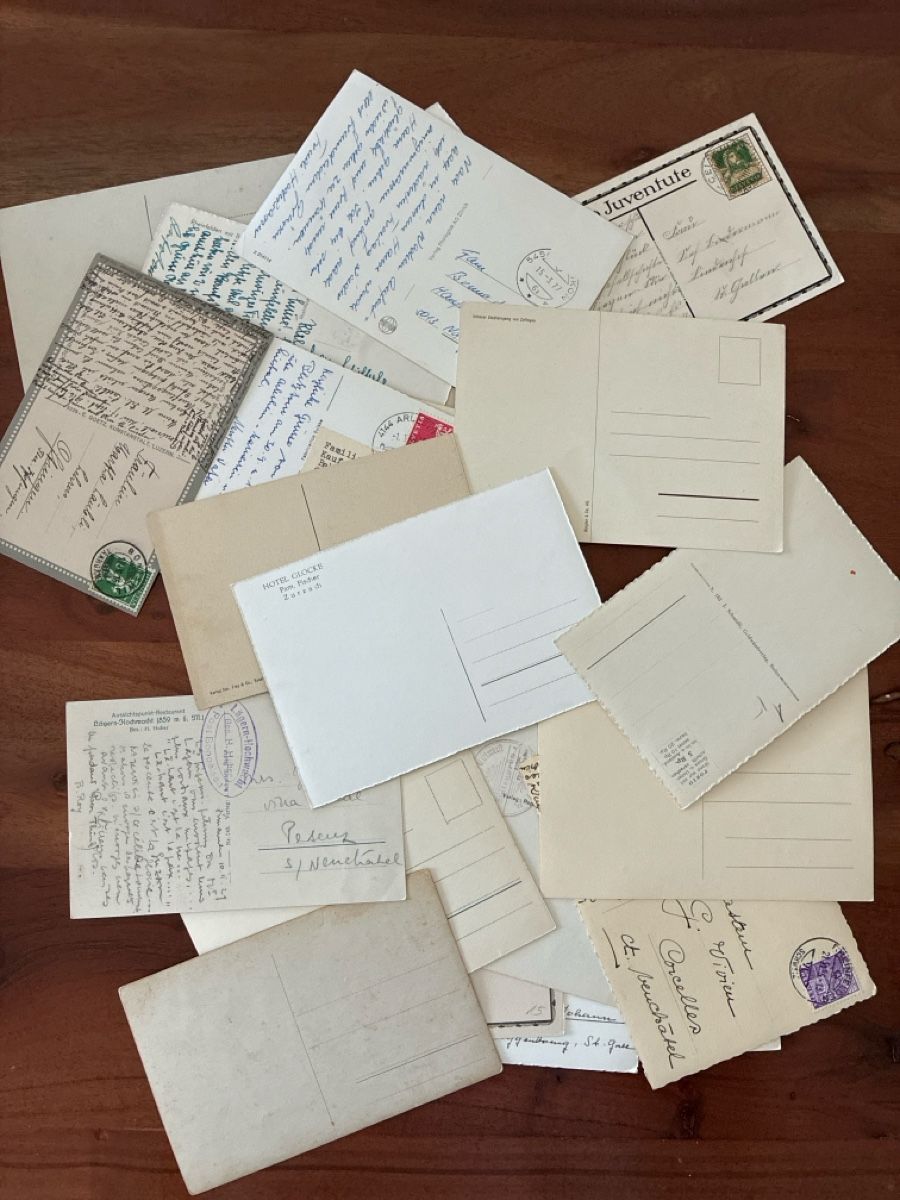 Cartoline postali: 50 Ansichtskarten Schweiz diverse vom Kanton Aargau 1 – Usato da Oftringen venduto da Cla.vD.74 3