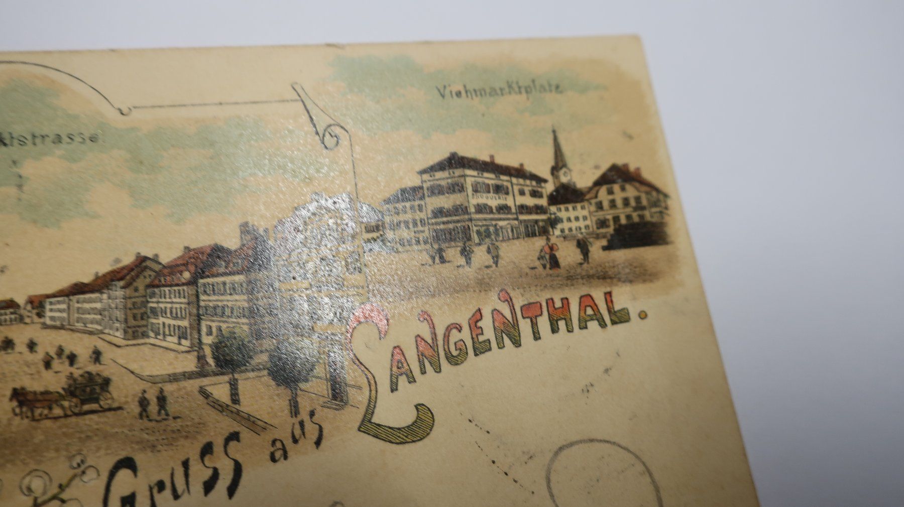 Cartoline postali: Gruss aus Langenthal 1900 – Usato da Cormoret venduto da Pascalll2001 4