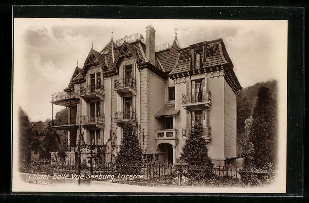 Cartes postales: AK Luzern, Seeburg, Chatel Belle Vue – D'occasion à Berlin par bartko-reher