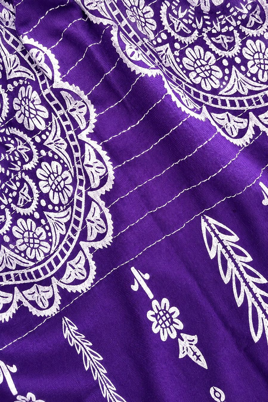 Vestiti: Sommerkleid Gr. 36/38 Violett Viskose – Usato da Fully venduto da VaneaSelection 6