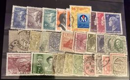 Collection de 32 Timbres Luxembourg - Divers et Variés