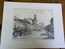 Kunstdruck Schaffhausen, diverse Bilder, guter Zustand