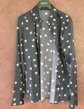 Marc Cain Seidenbluse Bedruckt Gr 36 N2