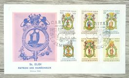 TR13 Enveloppe + Timbre Luxembourg 1963