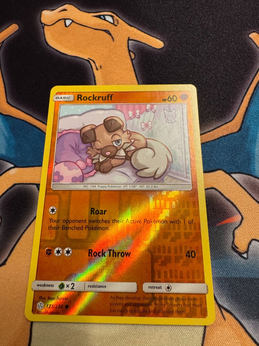 Pokémon Cartes à collectionner: Rockruff (CEC 123) - Reverse Holo - Cosmic Eclipse – Neuf (Voir description) à Bülach par Pfrenzel