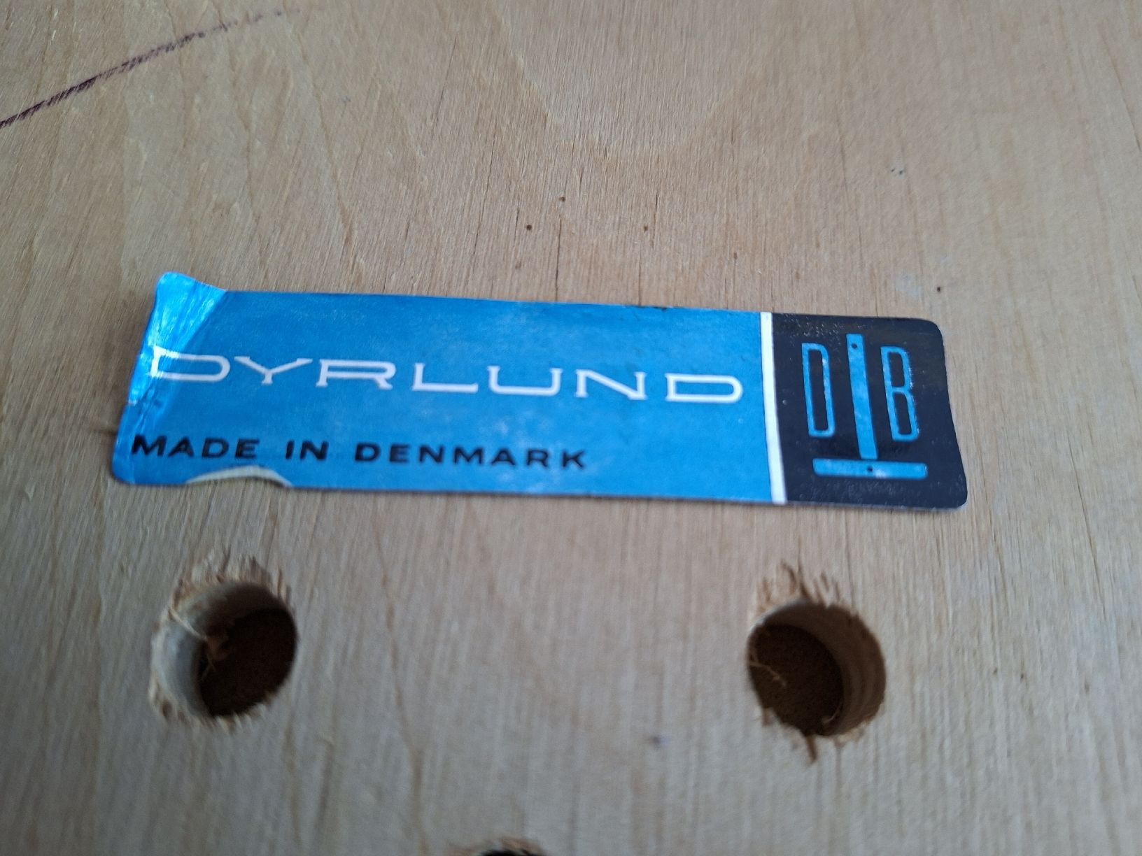 Sedie: Stuhl Dyrk Lund Denmark Holz mit Kunstleder  – Usato da Erlach venduto da silvia3235 9