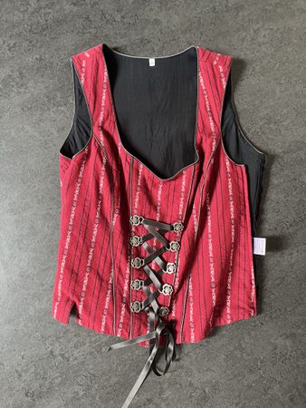 Original Edelweissbluse mit Unterziehhemd Gr. M