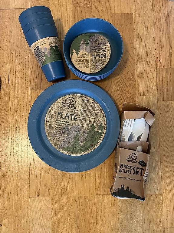 Set di piatti: Picnic Set EcoSoulife – Usato da Zürich venduto da JuMaria