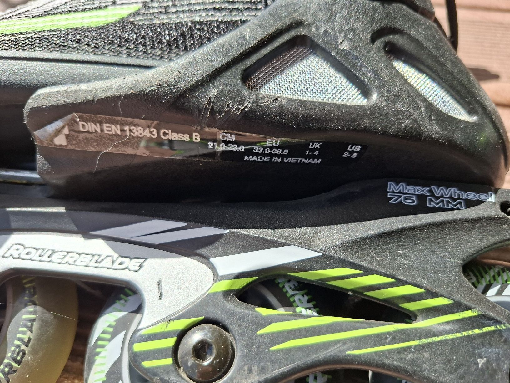 Pattini in linea & Pattini a rotelle: Rollerblade RG, taille 33-36.5, – Usato da Fully venduto da Kalya 3