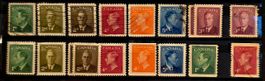 Kanada 1937/42 Koenig George VI 15V MNH**/MLH*/GEST Lot