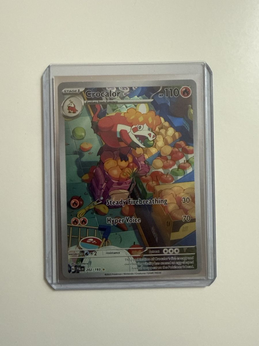 Pokémon Carte collezionabili: Crocalor AR 202/193 EN NM – Nuovo e nell'imballaggio originale da Yverdon-les-Bains venduto da Pokeworld_timo