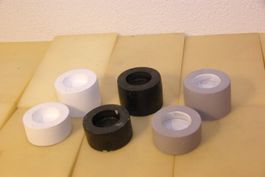 6 Stück Kerzenständer, diese in 3 Farben