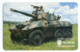 Telefonkarte "Panzer". Brasilien.
