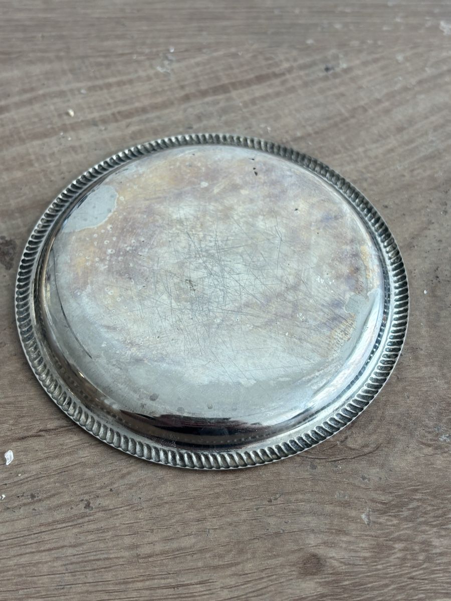 Tutte le decorazioni: Antikes 6er Set versilberte Teeuntersetzer – Usato da Orpund venduto da BlackEagel80 5
