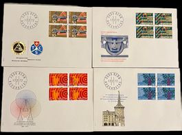 enveloppe timbre oblitéré 1972 4 FDC 505-508