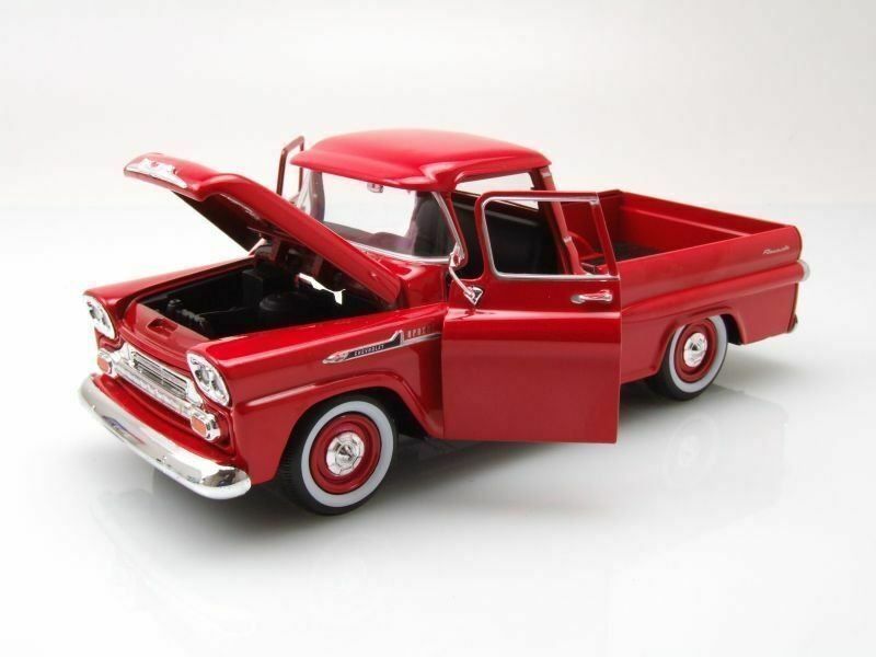 Chevrolet Modellini d'auto: Chevrolet Apache Fleetside Pick Up 1958 rot      1:24 – Nuovo e nell'imballaggio originale da Gerlafingen venduto da espero88 6