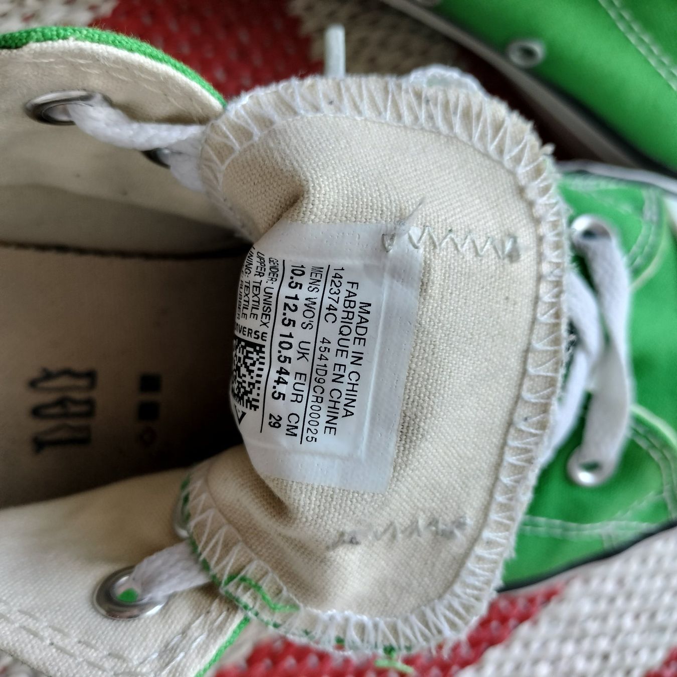 Converse Scarpe da uomo: Converse All Star Green - Gr. 44.5 – Usato da Bern venduto da SportsMemos 3
