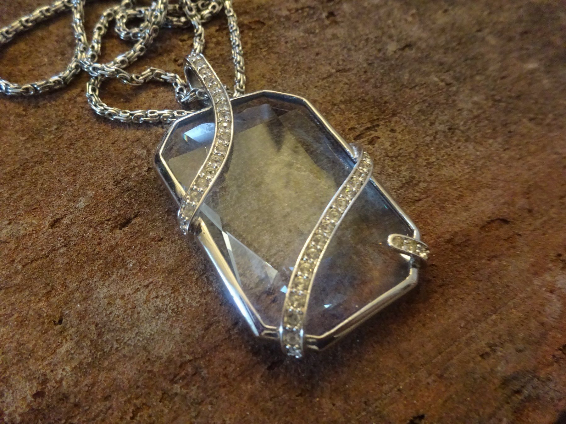 Catenine: Kette hellblauer Kristall / SWAROVSKI – Usato da Esslingen venduto da FetteSchnecke 2