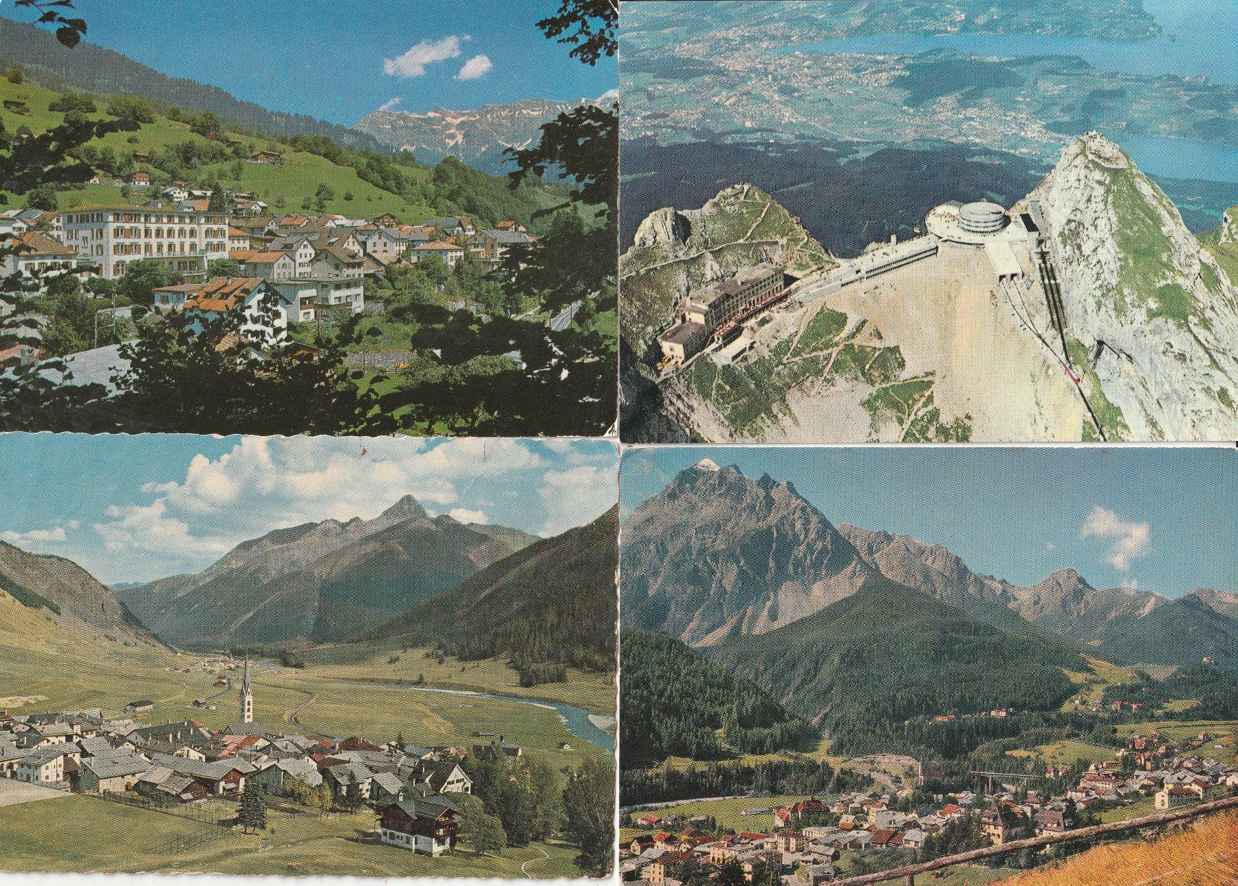 Ansichtskarten: 40 Karten Schweiz - Ausland – Gebraucht aus Lumbrein von made02
