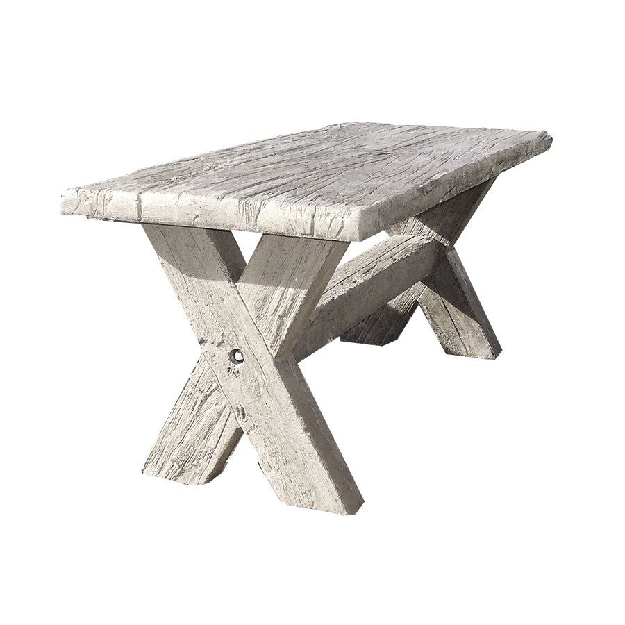 Tische: Beton-Tisch 180 Eiche/ Altholz – Neu (gemäss Beschreibung) aus Herbetswil von AHA-Garten 2