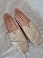 Toms Schuhe Glitzer Grösse 39 Roségold neuwertig