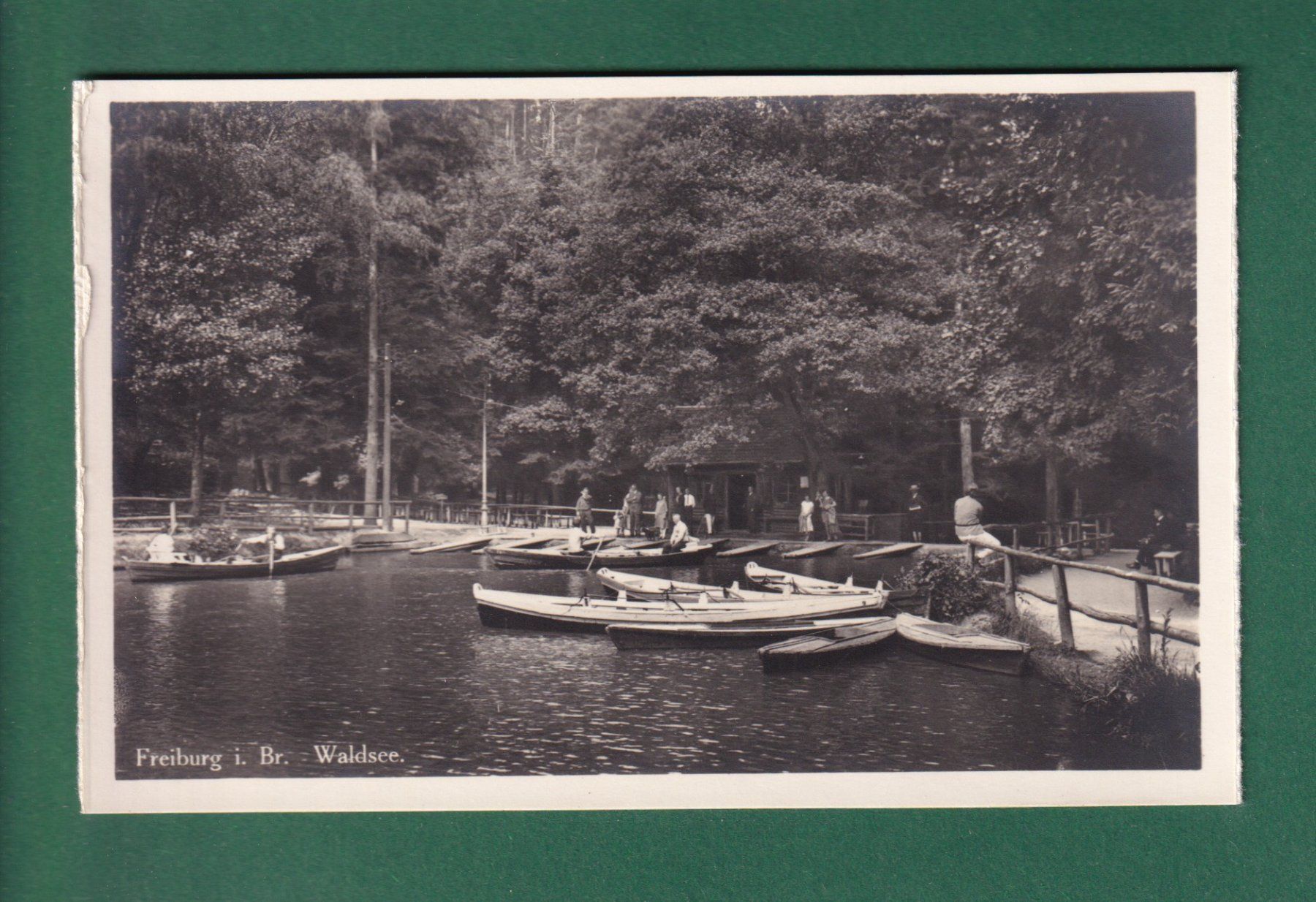 Ansichtskarten: FREIBURG - Waldsee – Gebraucht aus Pully von nicecards-shop