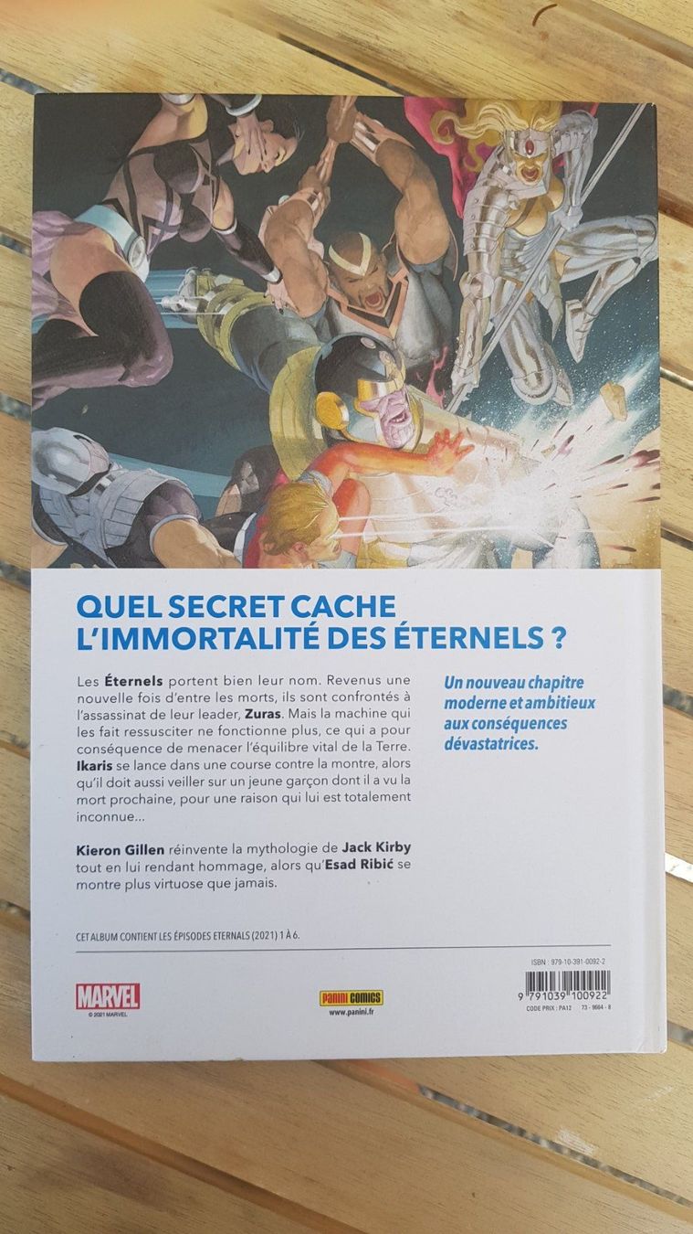 BD: Les éternels - seule la mort est éternelle - Marvel – D'occasion à Fully par Minouchka 3