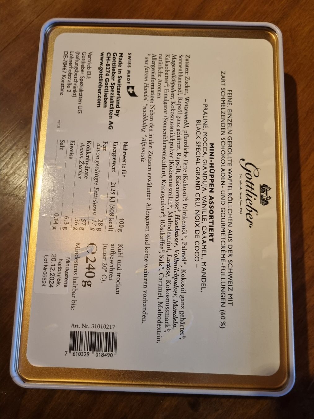 Tutte le decorazioni: ***BLECHDOSE /GUETZLIDOSE ** – Usato da Oberrieden venduto da Peyma 1