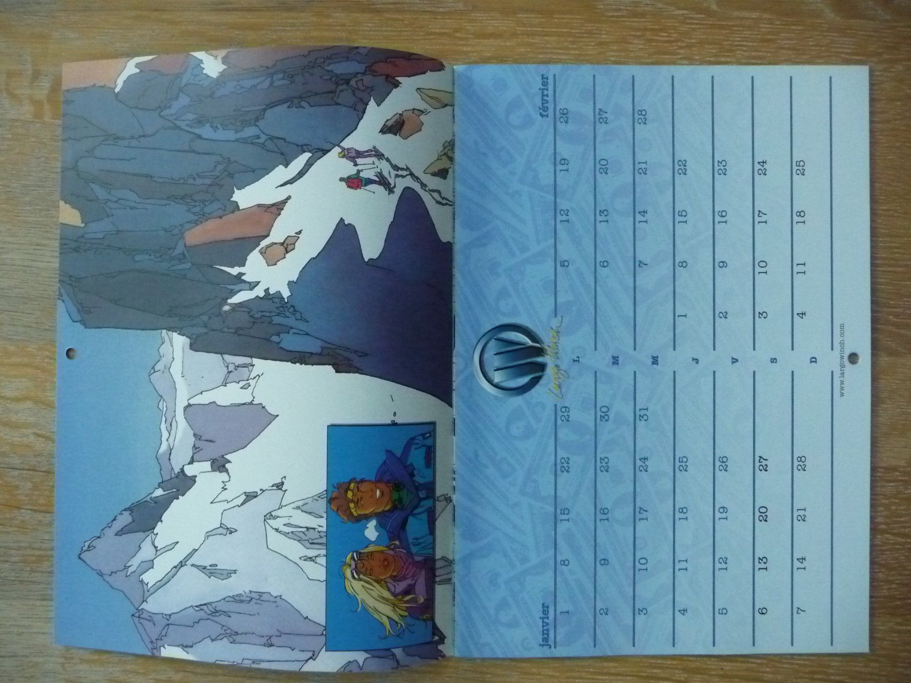 Fumetti: Largo Winch - Calendrier 2001 avec poster double page – Nuovo (secondo la descrizione) da Bussigny venduto da Zabeth1030 2