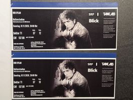 Bob Dylan 2 Top Sitzplätze T1 R37 Platz 12 + 13