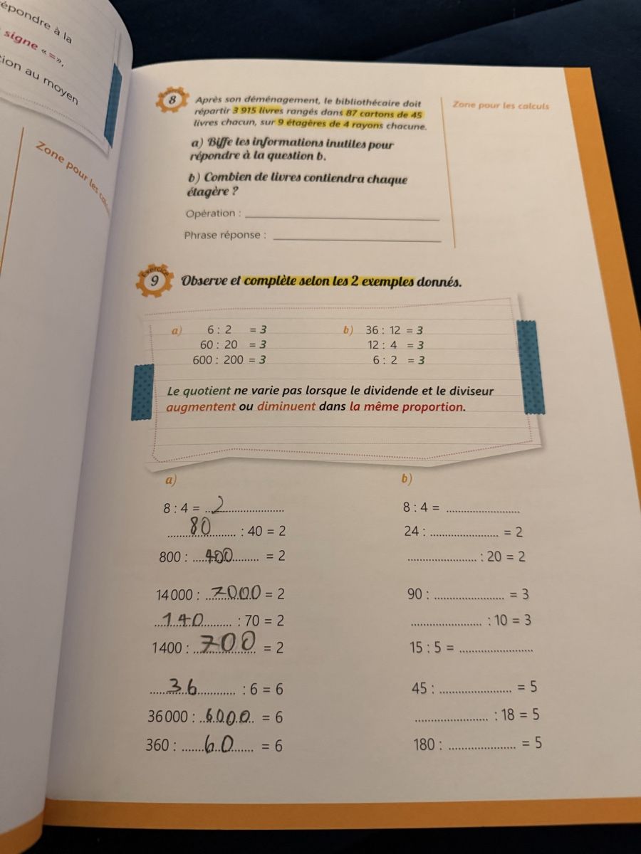 Libri: Je progresse en math 7eme harmos – Usato da Le Landeron venduto da Seraphine3 4