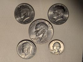 Dollar, Half Dollars, Quarter Lot 🇺🇸
