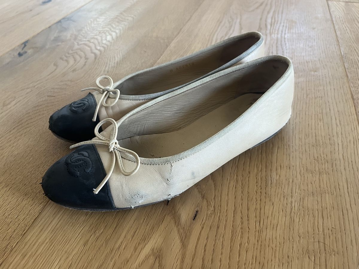 Chanel Scarpe da donna: Chanel Ballerinas, Gr. 37 1/2 – Usato da Riehen venduto da SalomeTramer 2