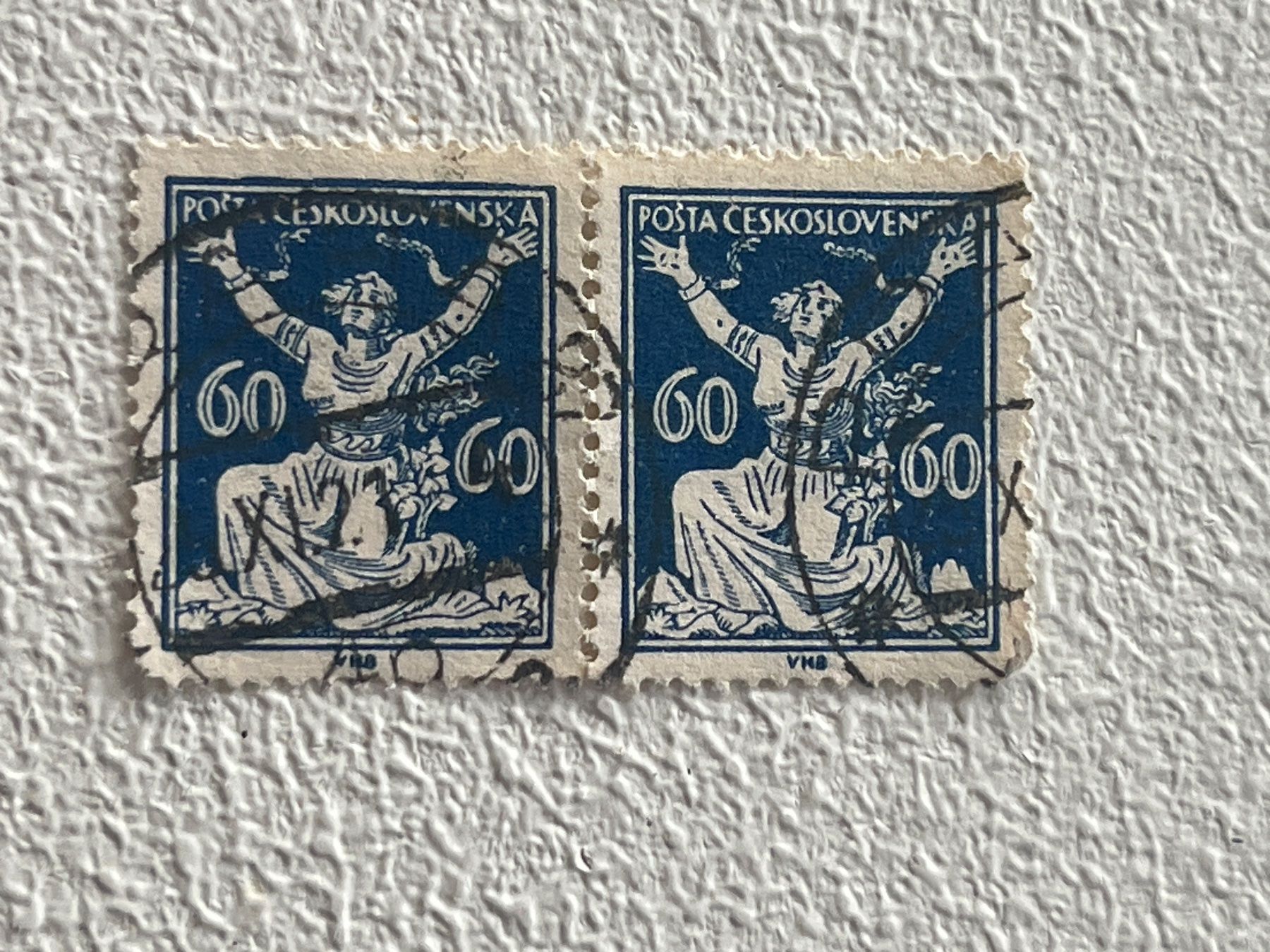 Tutti i francobolli: Ceskoslovensko Briefmarke – Usato da Chiasso venduto da AzenYa
