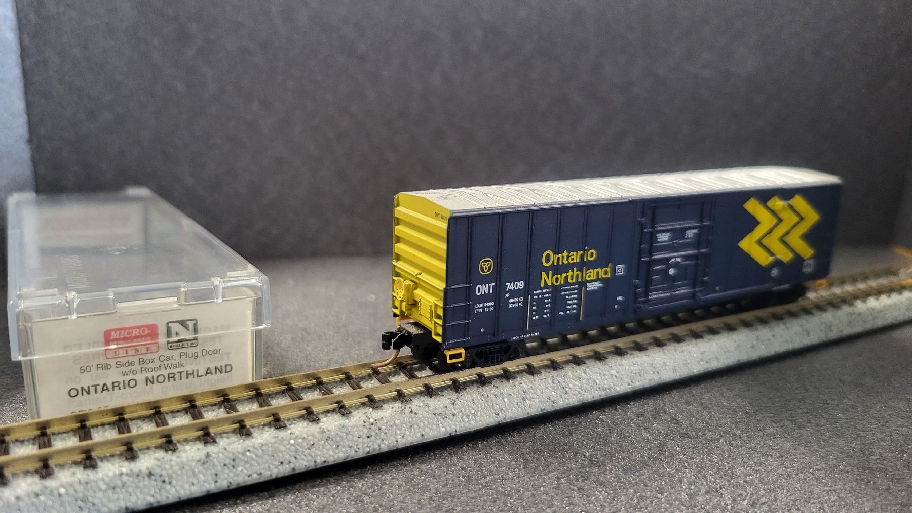 Modellini di ferrovie: 1 wagon boxcar ONR  - Micro-Trains – Usato da Goumoens-la-Ville venduto da nsbourquin