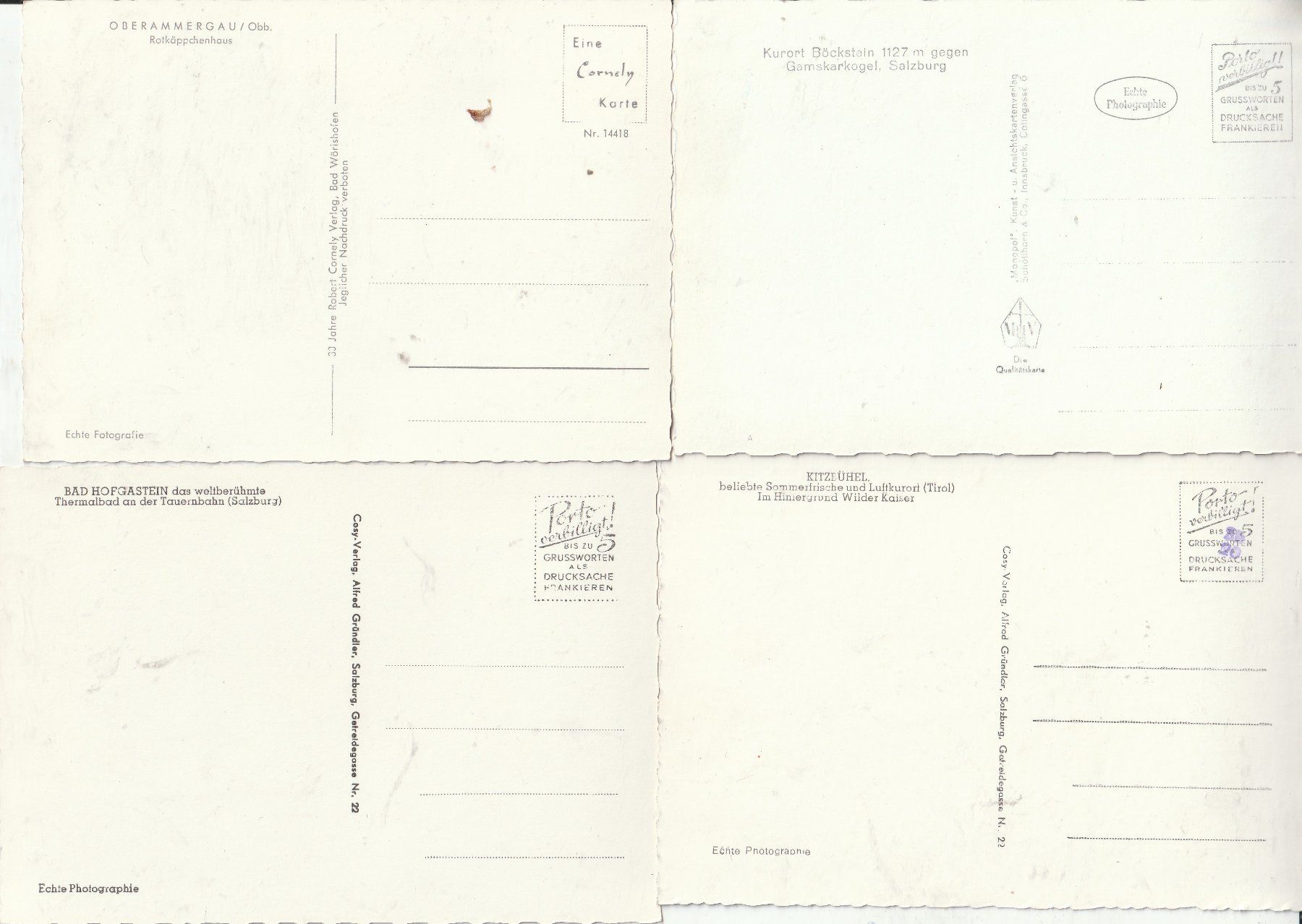 Cartoline postali: 20 Diverse karten Ausland – Usato da Lumbrein venduto da made02 3