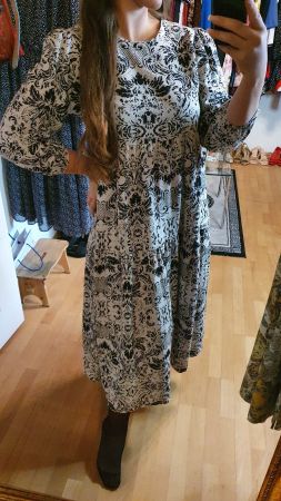 Elegantes Estelle Maxikleid mit edlem Muster Gr. 40 & 40/42