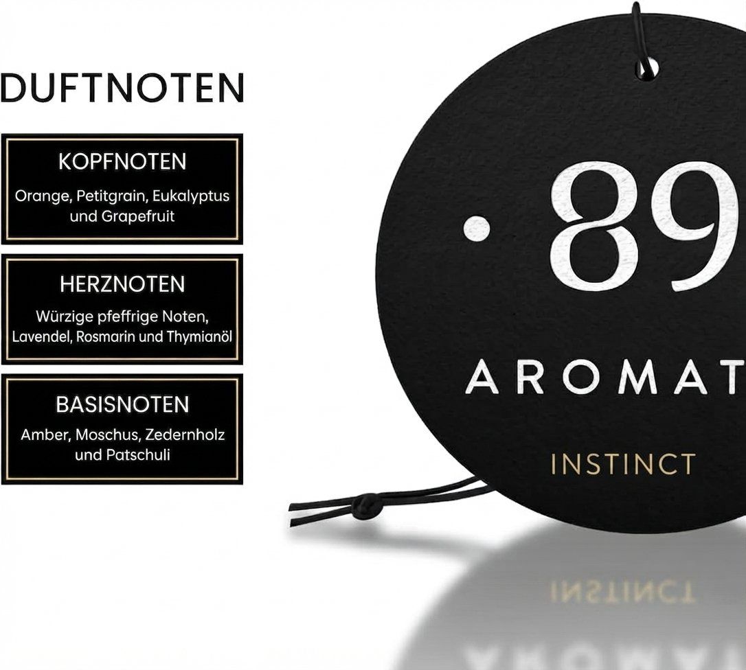Lufterfrischer: 89 Aromatic Premium Duftbaum – Instinct Auto Lufterfrischer – Neu und originalverpackt aus Burg AG von Dein-Expert 1