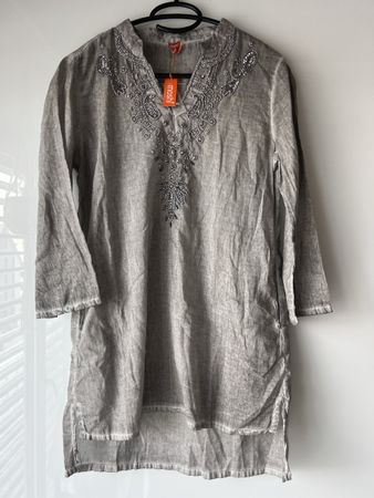 Moshi Tunika Gr. S, grau, neu, leichte Longbluse