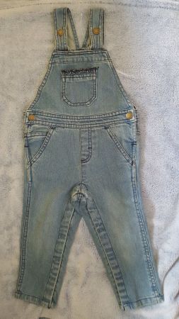 Jeans-Latzhosen Gr.80
