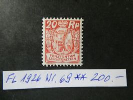 FL 1926 Nr. 69 postfrisch