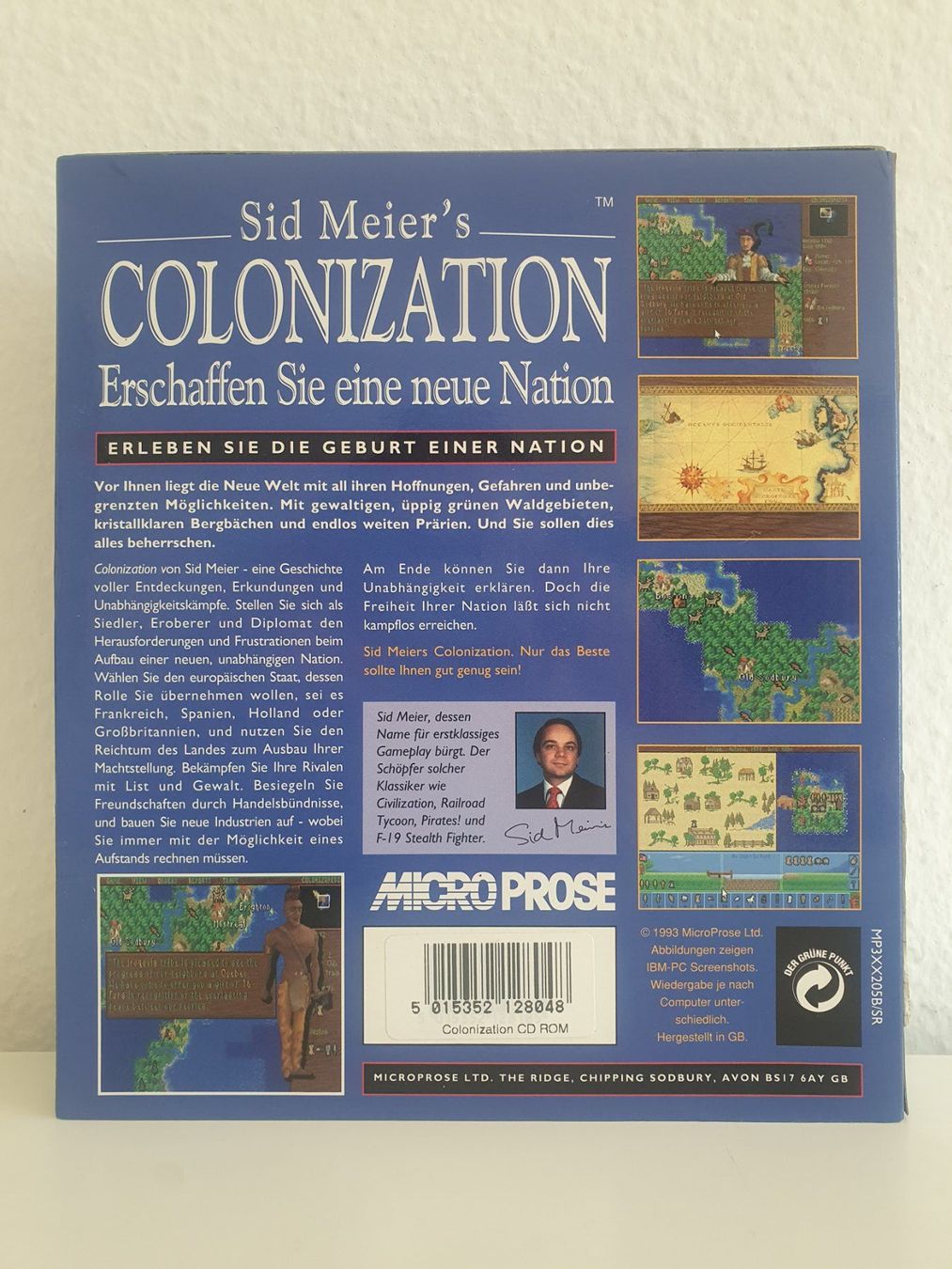 Jeux: PC Game Sid Meier's Colonization (1994) Big Box – D'occasion à Greifensee par perfectioN88 2