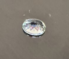 Edelstein Oval geschliffen  ca 9mm