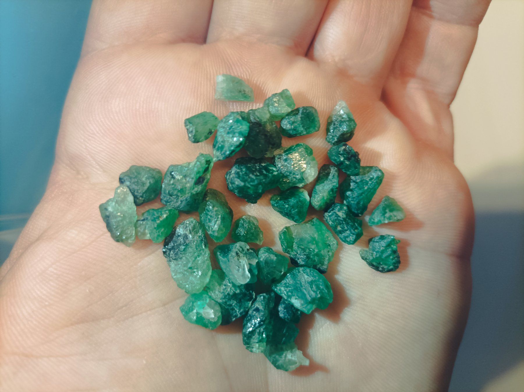 Pietre preziose: 33 Emerald - Brazil - 12.95GR – Nuovo (secondo la descrizione) da Inden venduto da Eduardo883 3