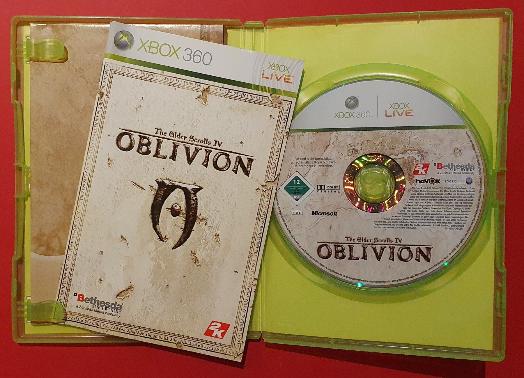 Jeu The Elder Scrolls IV Oblivion - Version Xbox 360 PAL FR Complète (boîtier + Manuel)
